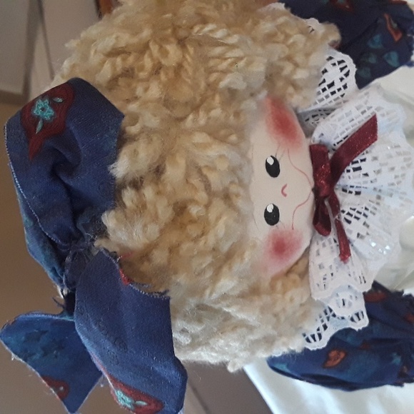 NWOT Rag Doll Mason Jar Topper - Picture 5 of 7